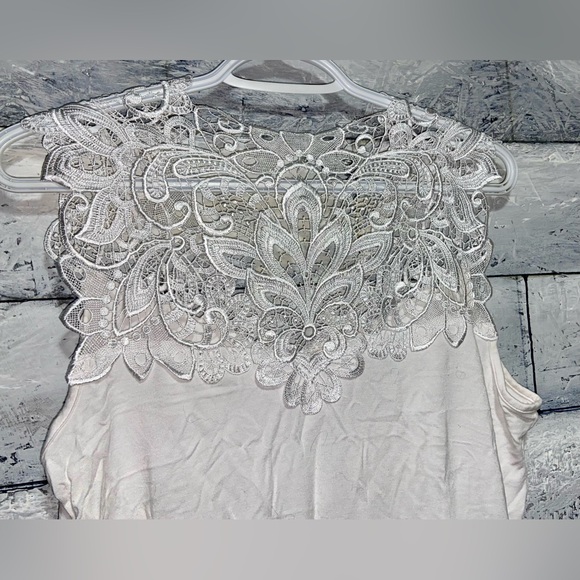 Arianne Lace Reversible Cami White Lace Top XL Y2K - Picture 5 of 5